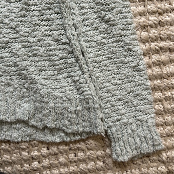 Free People Song Bird popcorn sweater in mint S - Picture 4 of 5